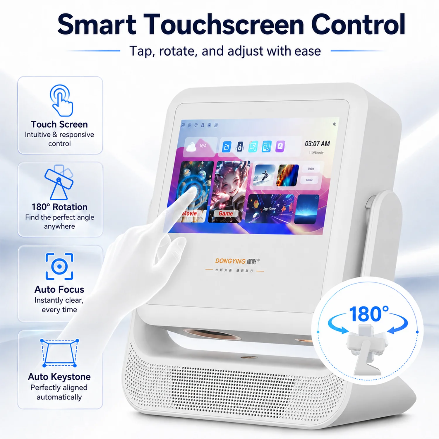 Android 12 7-Zoll-Projektor 4K – Home Cinema Kids Bewertung und Preis