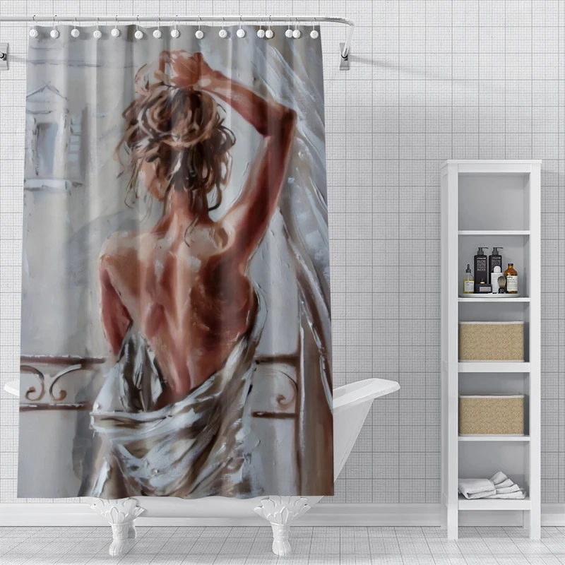 home shower curtains for bathroom waterproof fabric Modern Nordic style bathroom Curtains modern shower curtain 180x200 240x200