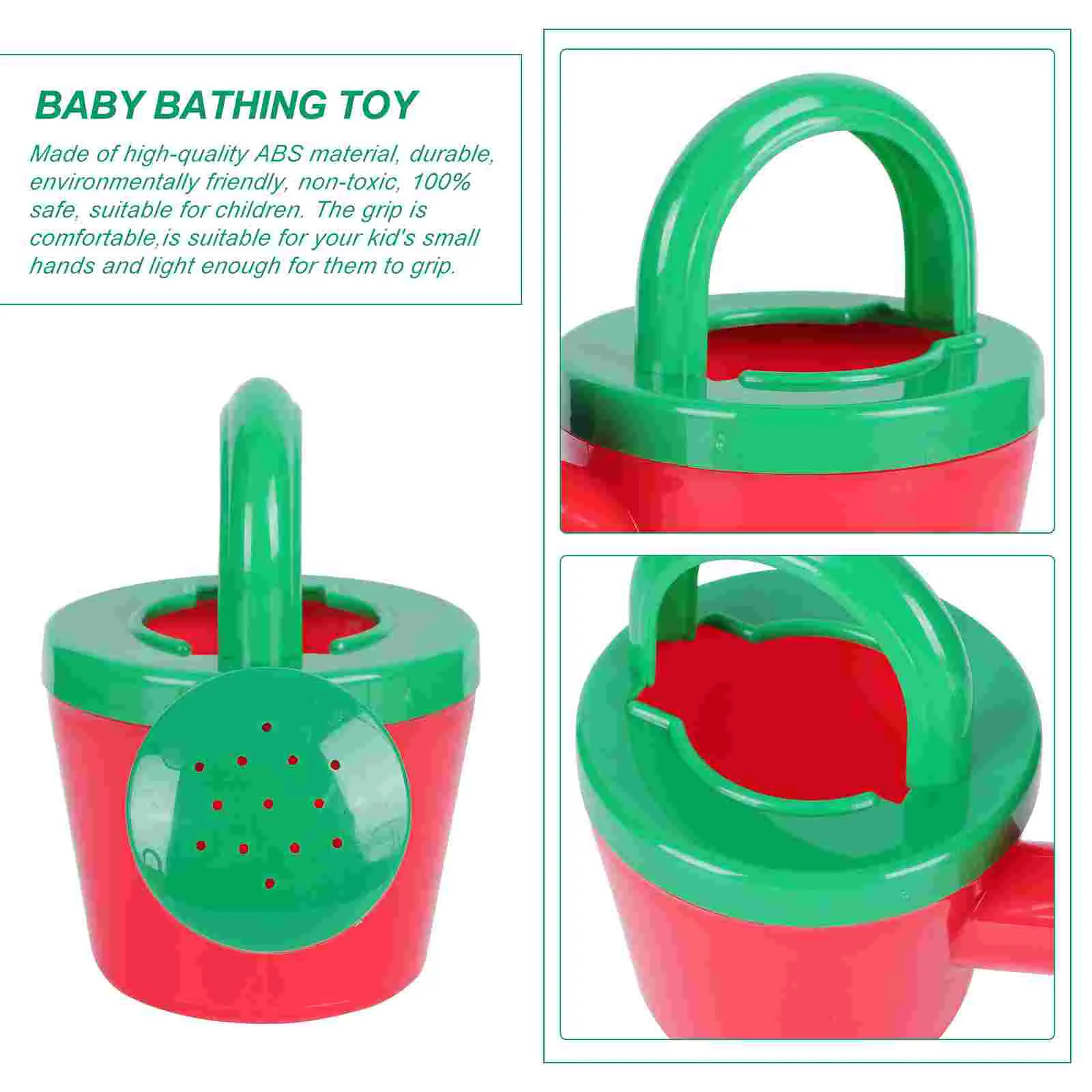 3 Pcs Watering Can for Kids Outdoor Toys Baby Washing Bath Sand Yellow