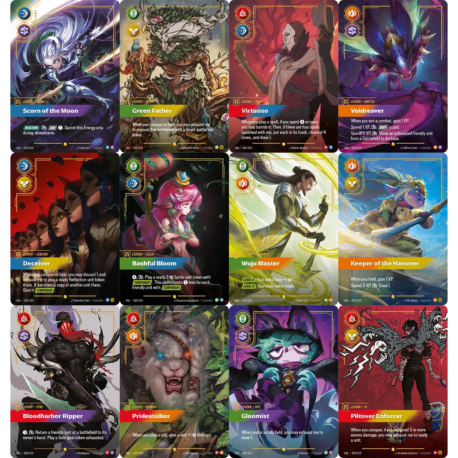 Cartes de jeu de collection UNL signées, toutes séries, édition limitée, numérotées, qualité TCG, cartes proxy