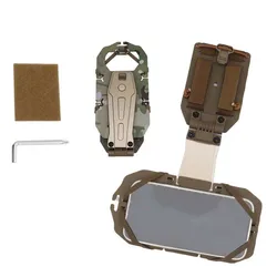 Tactical Mobile Phone Rack 90° Rotating Folding Design Navigation Board Kydex Aluminum Alloy for Hunting Vest Plate Carrier