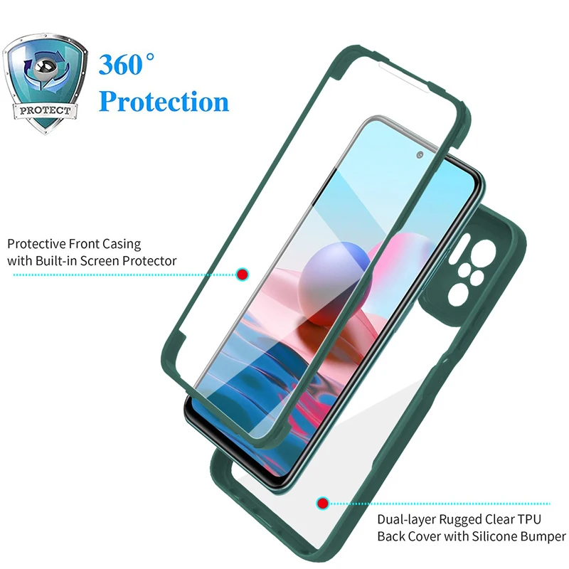 360 Clear Full Screen Protect Cover For Xiaomi Poco M5S Shockproof Case For Poko Pocco Poxo Little M5S M 5S 5 S PocoM5S 4G Funda