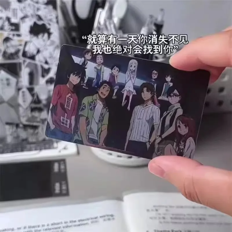 بطاقة عدسية ديناميكية إبداعية فريدة من نوعها عالية الجودة من Anohana Menma، بطاقة قابلة للجمع، هدية عيد الميلاد وعيد الميلاد #2