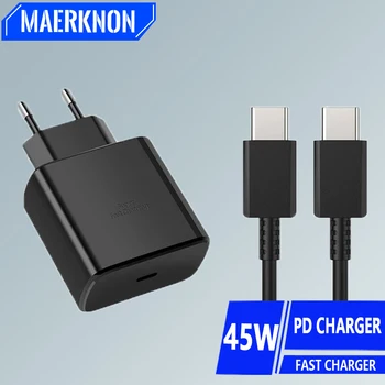 45W USB C Ladegerät Original Ladegerät PD Schnelle Ladung Für Samsung Galaxy S22 S23 A54 Ultra Xiaomi 13 11 handy Ladegerät Adapter