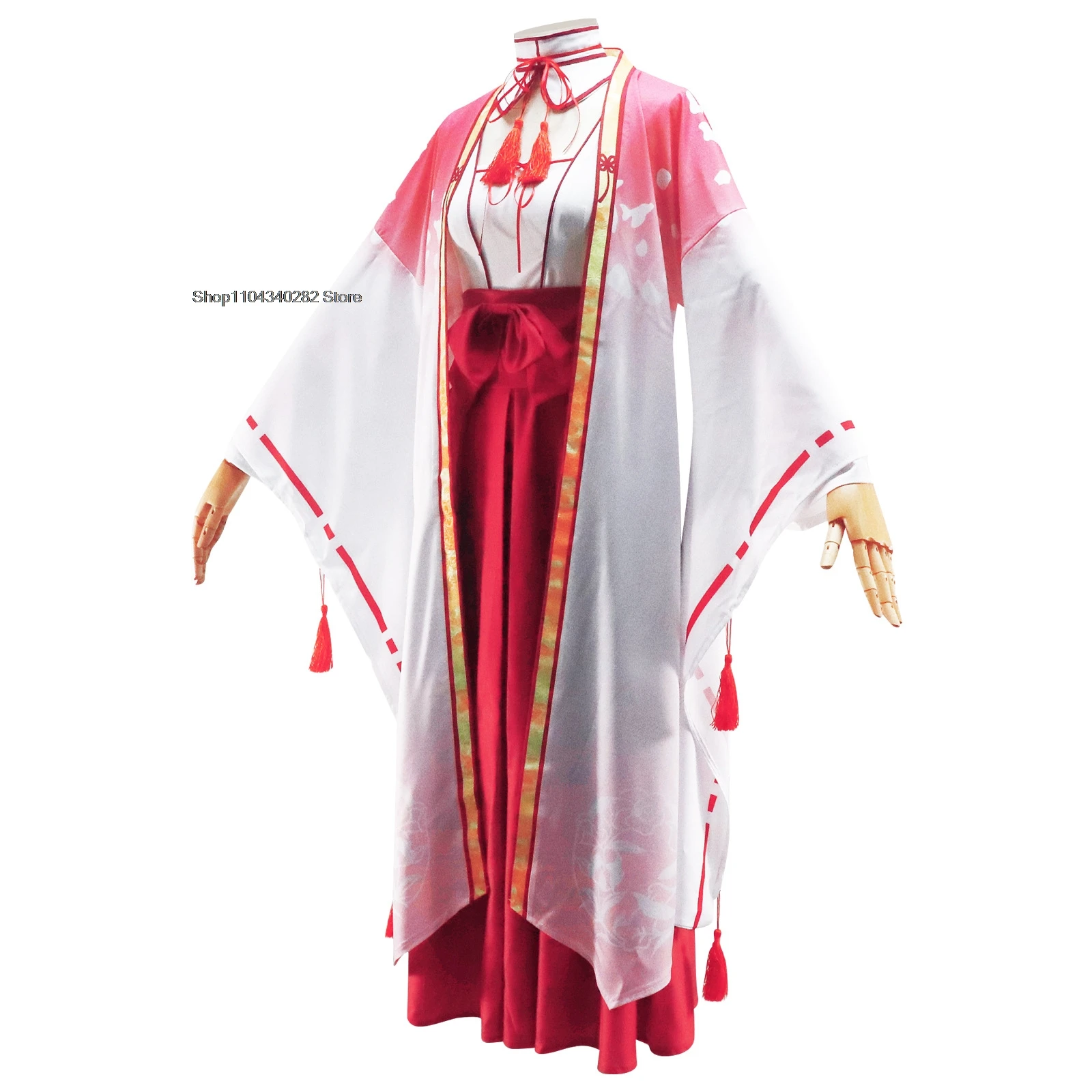 Senren*Banka Cosplay Tomotake Yoshino Anime Game Costume Japanese Kimono Dress Uniform Wig For Halloween Christmas Customized