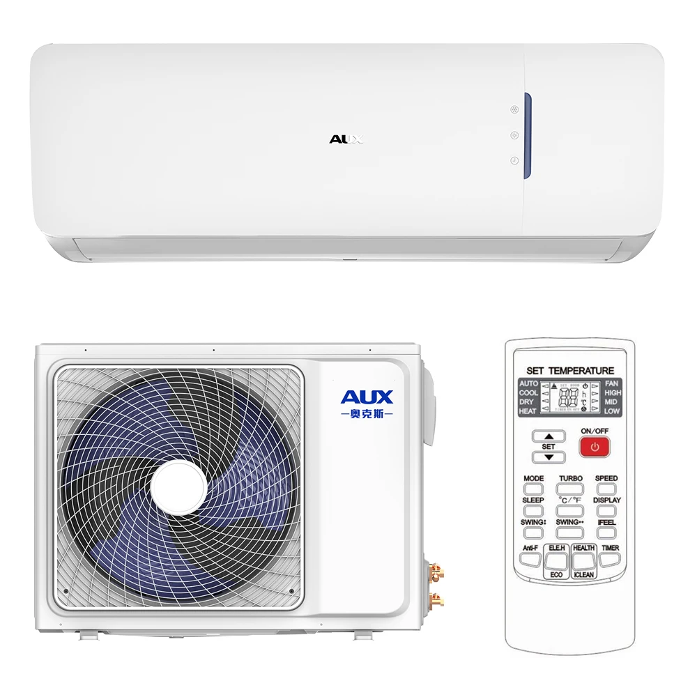 العاكس العلامة التجارية AUX التجارية 9000btu 12000btu 18000btu 24000btu مكيفات الهواء سبليت R32/R410 الطاقة المنخفضة للمنزل