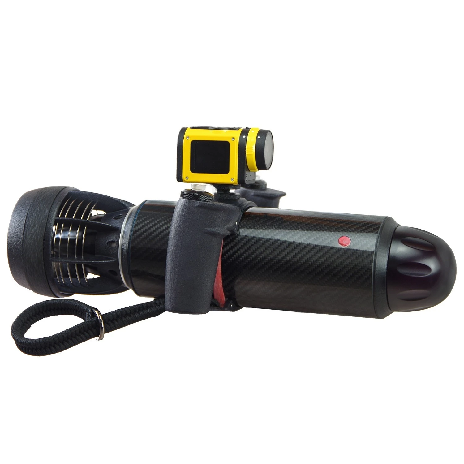 Carbon fiber handheld underwater electric smart snorkeling booster, underwater shooting diving booster 650W