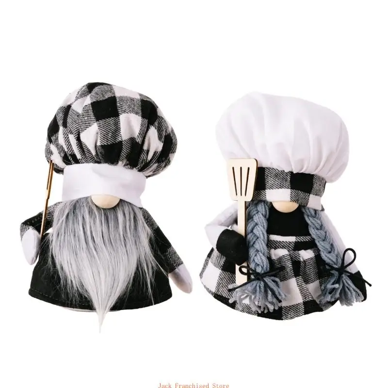 

Kitchen Chef Gnomes Plush Scandinavian Tomtes Nisse Swedish Gnomes Figurines