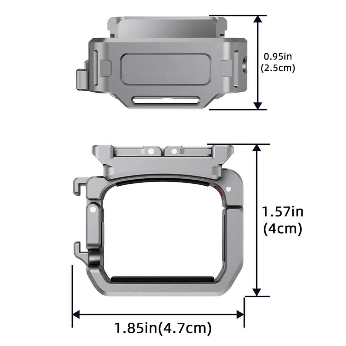 EULM قاعدة تثبيت قوس مغناطيسي ل DJI Osmo Pocket 3 توسيع محول زاوية قابل للتعديل كاميرا سطح المكتب قاعدة حامل حامل