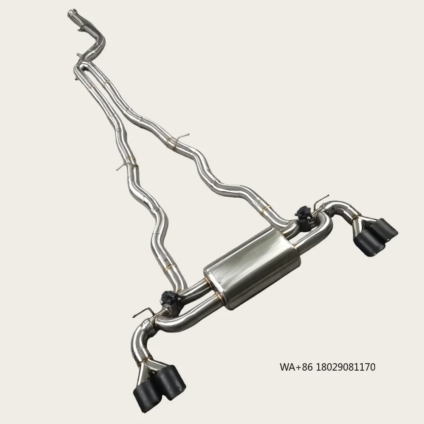 

New Style Exhaust System for 840i G16 B58 3.0T Catback Valved Muffler 304 Stainless Steel Exhaust Pipe