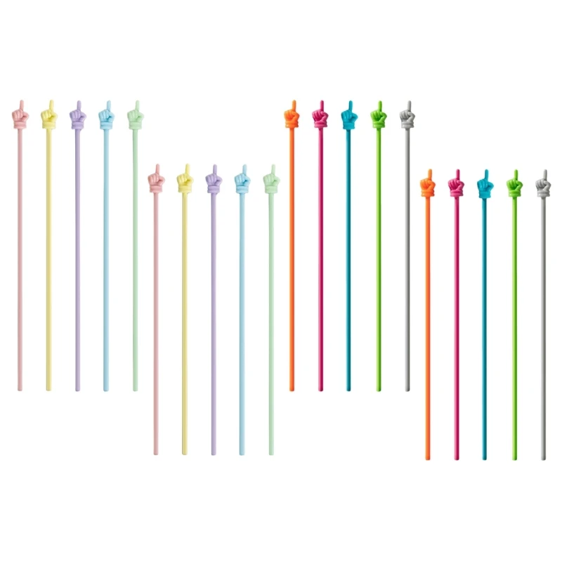 5/10Pcs Small Plastic Hand Pointers Teaching Pointers Reading Pointers Presentation Finger Pointers for Homeschooling