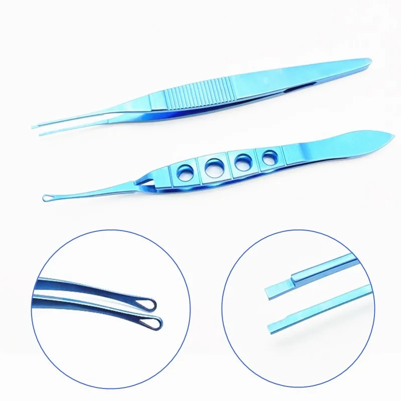 Ophthalmic Lens Forceps Microscopic IOL Loading Forceps Tweezer Ophthalmic Instruments