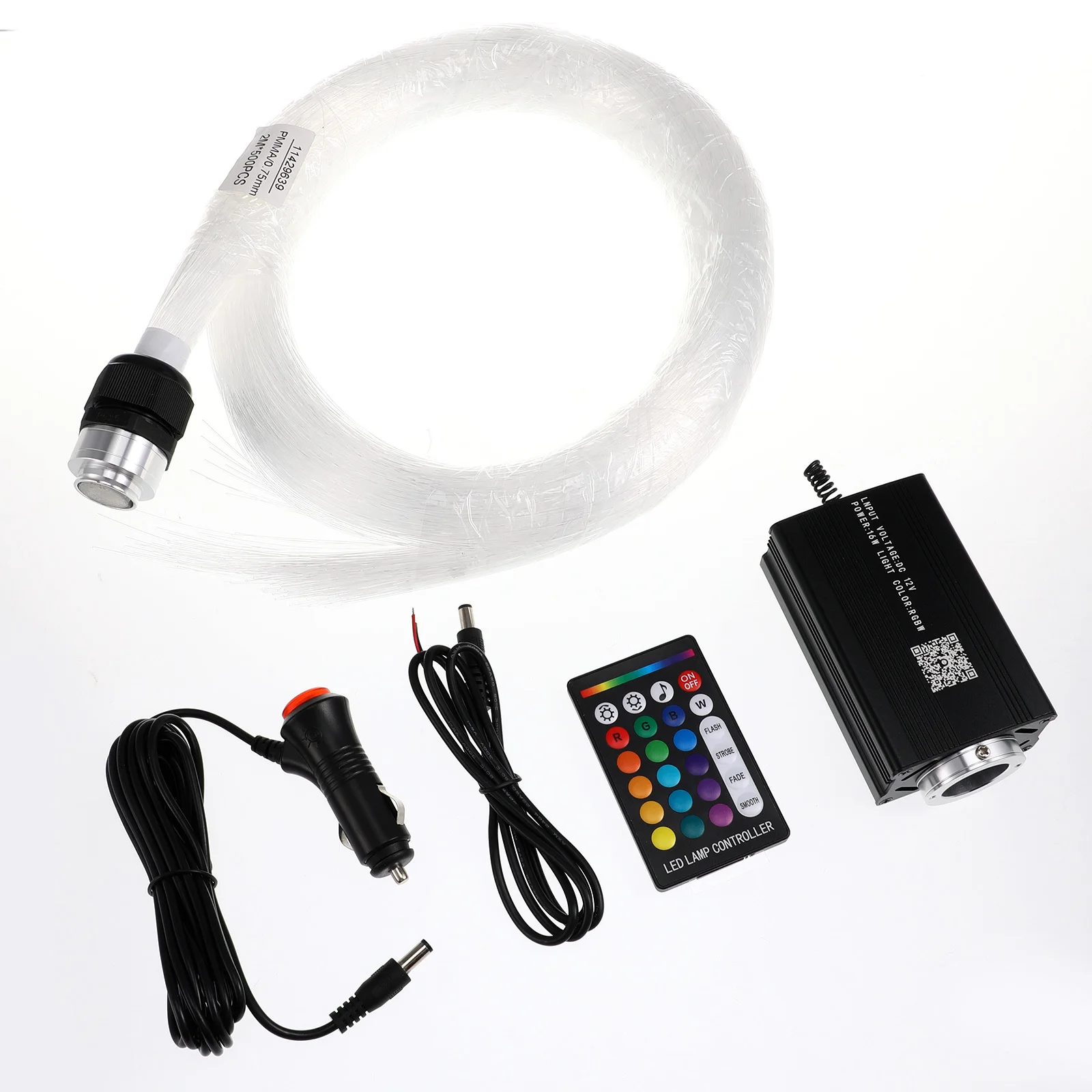 

1Set Car Headliner Light Kit Fiber Optics Roof Star Effect Durable ABS Plastic Easy Install Car Interior Ambient Lighting