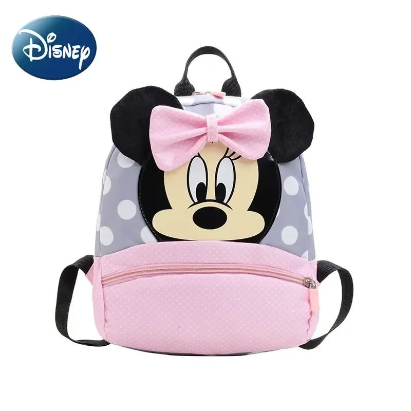 Disney Student Mini School Backpack for Girls Kid Kindergarten Preschool Mini Toddler Backpack Nylon Cute Mickey Mouse Portable