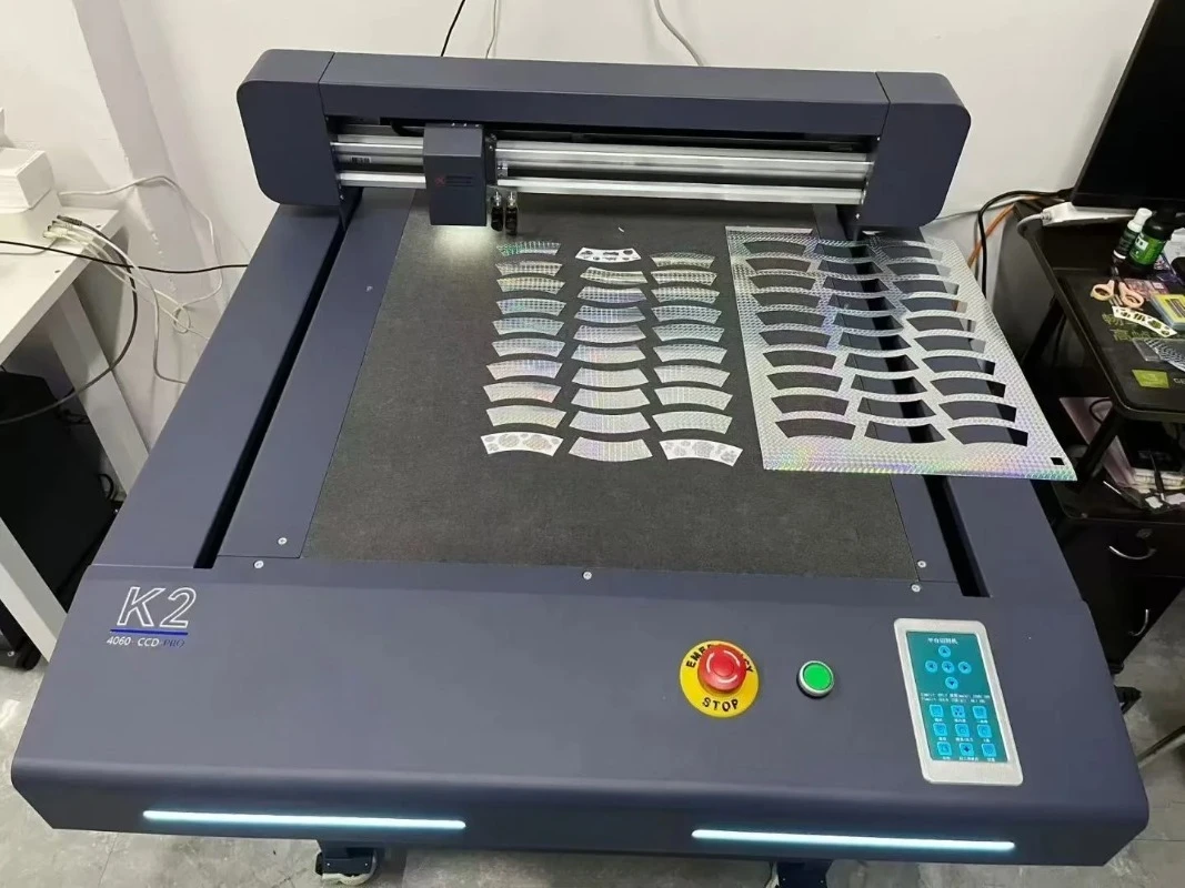 QK-4662  Automatic Digital Flatbed Paper Cardboard Vinyl Stickers Label Cutting Cutter Plotter Machine