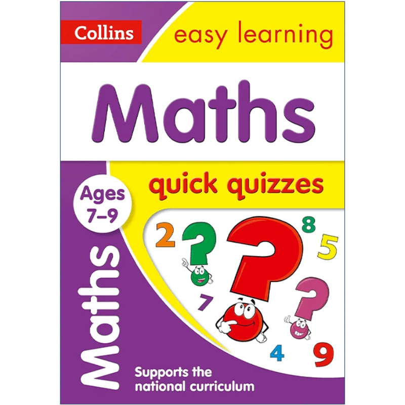 

Математика Quick Quizzes: возраст 7, 8, 9, Коллинз, легкое обучение KS2 9780008212629