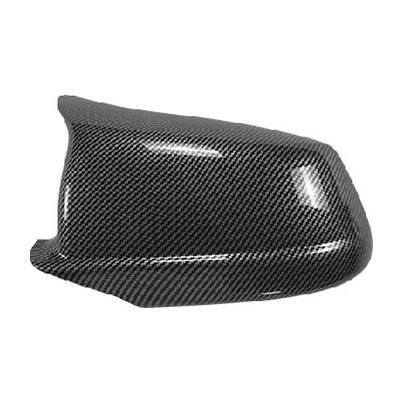 DT42-Carbon Fiber Car Rearview Mirror Cover Side Mirror Cap Replacement Shell For BMW 5 Seires Series F10 F11 2011-2014
