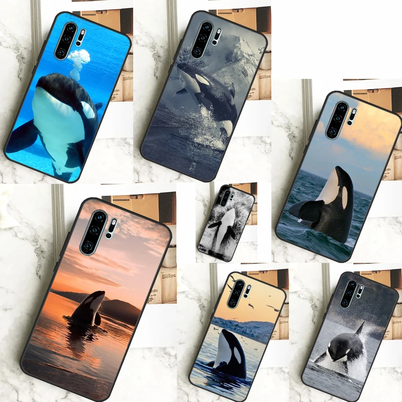 Killer Whale Orca Case For Huawei Nova 9 SE 10 5T 11i 8i 7i 3i Y61 Y91 Y60 Y70 Y90 P20 P40 Lite P30 Pro Cover