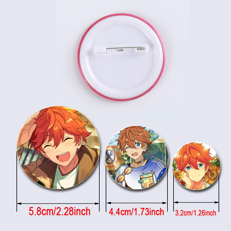 32/44/58MM Anime Akehoshi Subaru Handmade Brooch for Clothes Backpack Decoration Cartoon Badge Jewelry Accessories Gifts