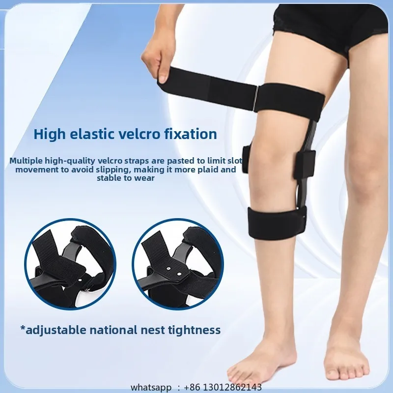 

Fixed knee joint correction bracket for stroke hemiplegia rehabilitation training