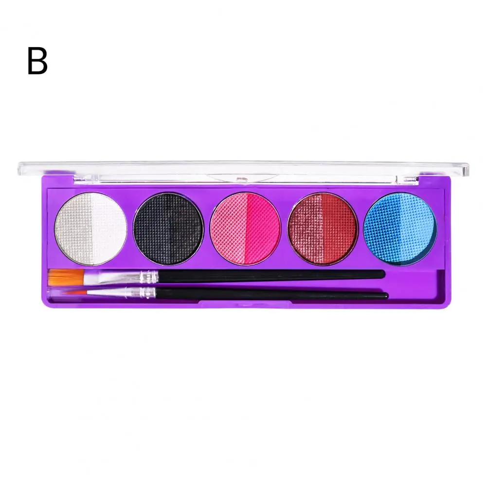 Makeup Palette for Looks Water-soluble Body Painting Palette for Festivals Fluorescent Uv Makeup Palette Vibrant for Festivals