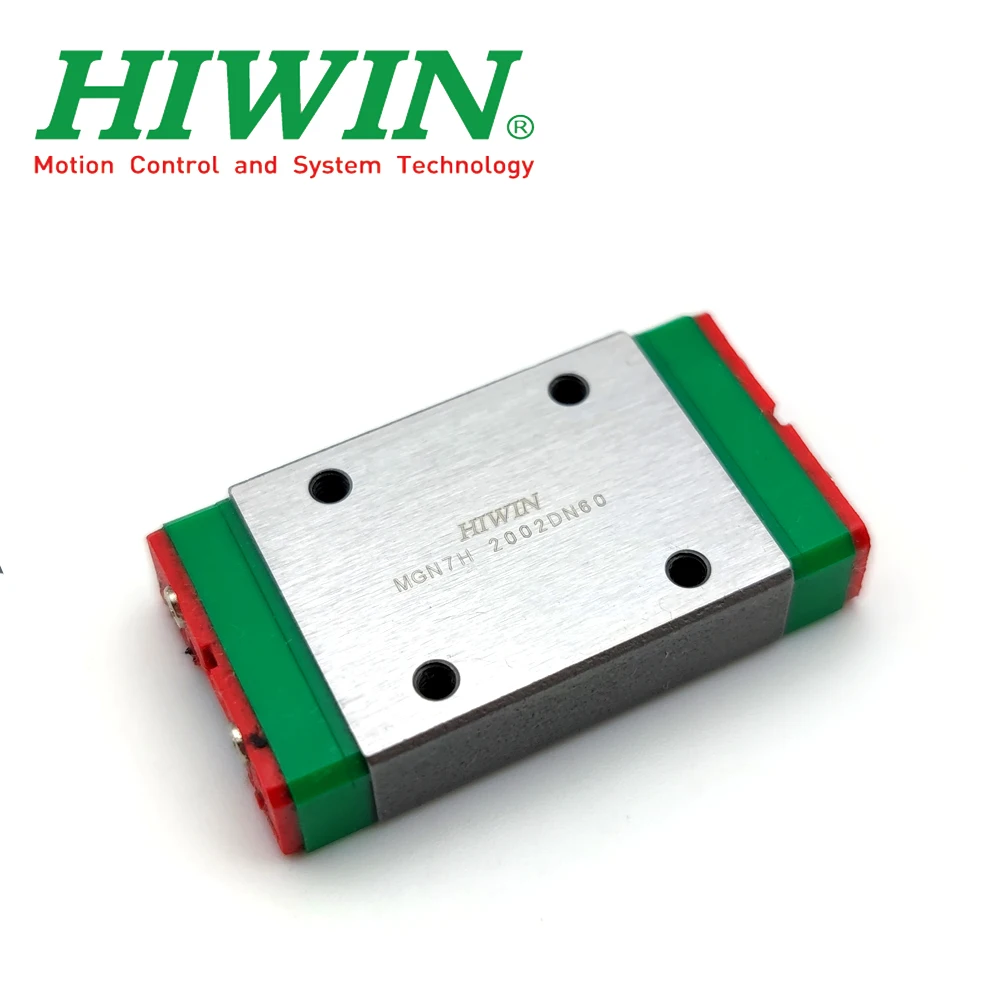 Free Shipping HIWIN Genuine Miniature Linear Guide Rail MGN7+MGN7H Slider 40 50 60-100 120 150 200 250 300mm For 3D Printer CNC