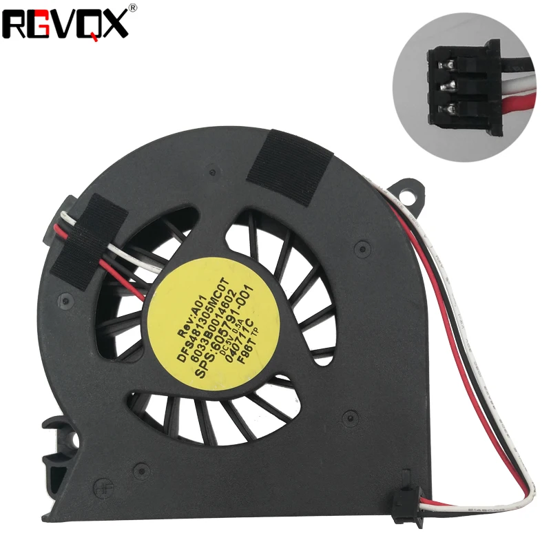 

New Laptop Cooling Fan For HP 511 515 516 610 615 616 CQ510 CQ511 CQ515 CQ516 CQ610 CQ615 PN:DFS481305MC0T Cooler Fans