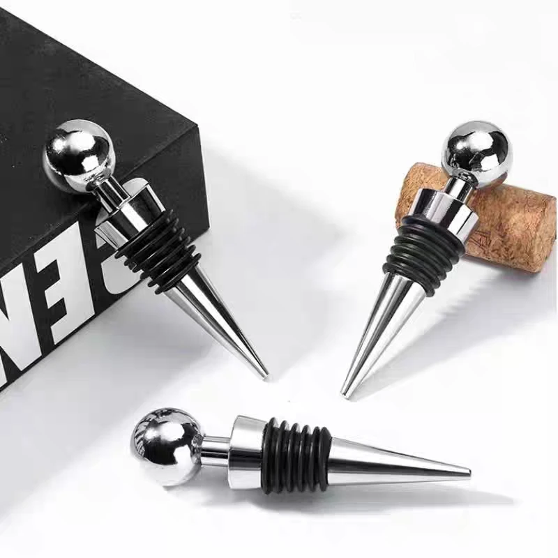 1pcs Bottle Stopper Wine Storage Twist Cap Plug Wine Reusable Vacuum Sealed Red Wine Bottle Stopper Bar Tool