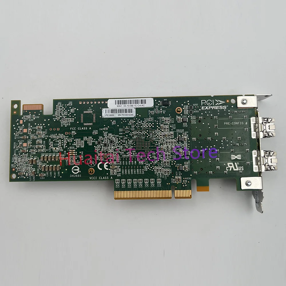 Untuk Lenovo asli LPE16002-M6 port Ganda 16G HBA 00JY849 00JY809 81Y1662