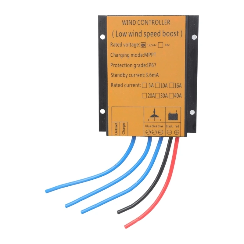 

16A MPPT Wind Turbines Charging Controllers 12V 24V 300W 1000W IP67 Waterproof