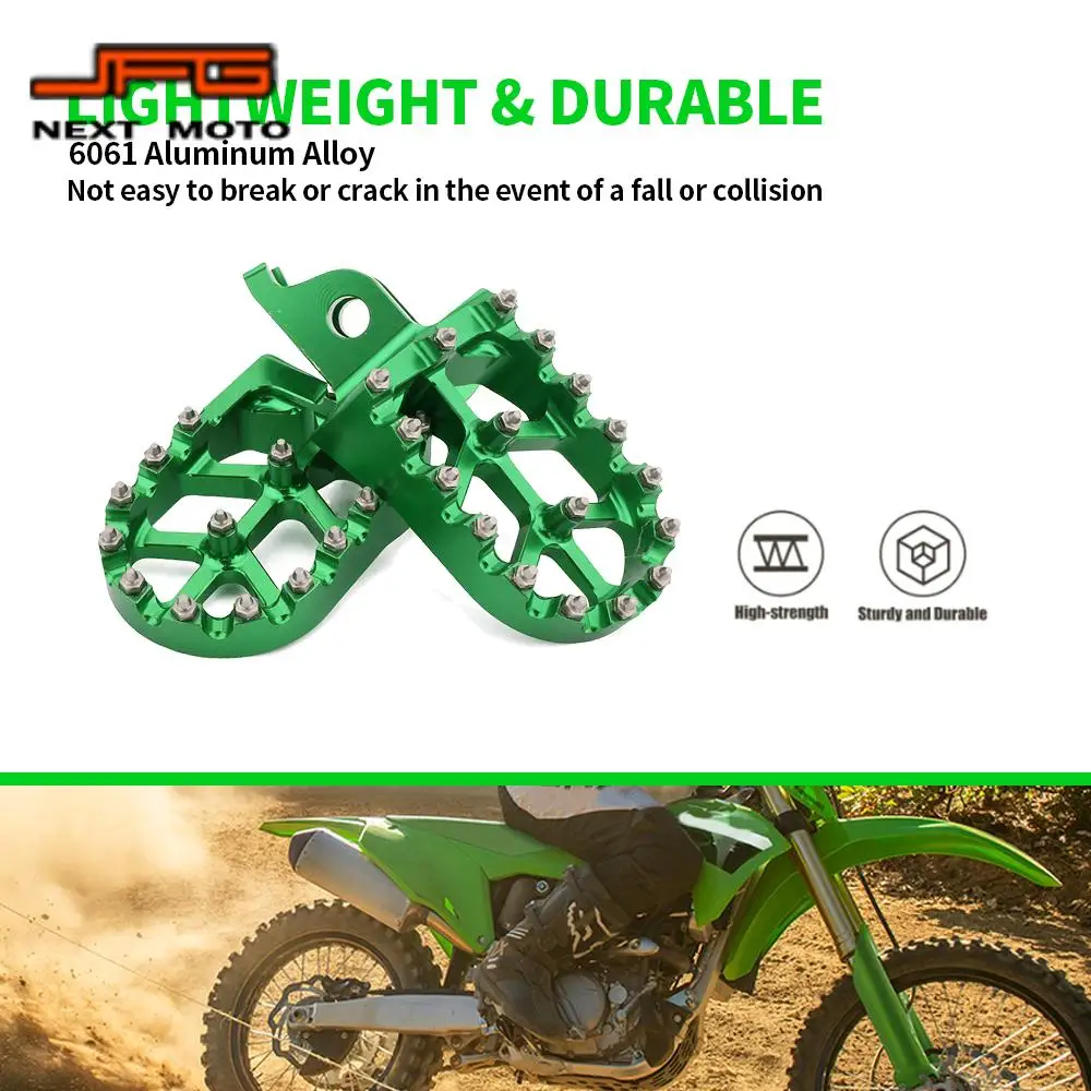 Foot Rests Footrest footpegs Pegs Pedals For Honda CR125 250 CRF150R 250R 250X CRF300L/RALLY KX250 450 KX250F 450F KX250X 450X