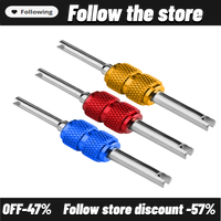 1x Aluminum Alloy Car Auto A/C Air Conditioning Valve Core Remover Tool Wrench Automotive Air Conditioning Universal Repair Tool
