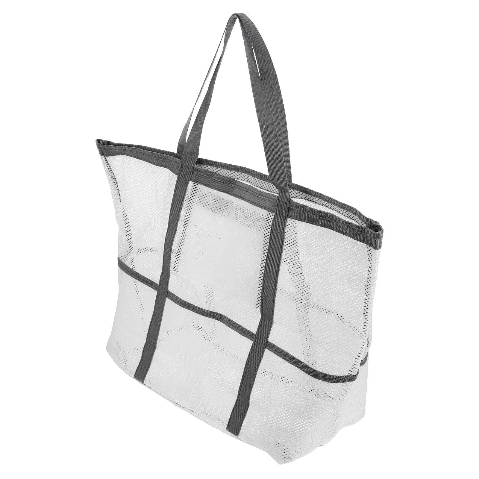 

Portable Mesh Shower Basket For Use Durable Lightweight Nylon Beach Organizer Storage Travel Toiletry Bag Kids Sand Beach