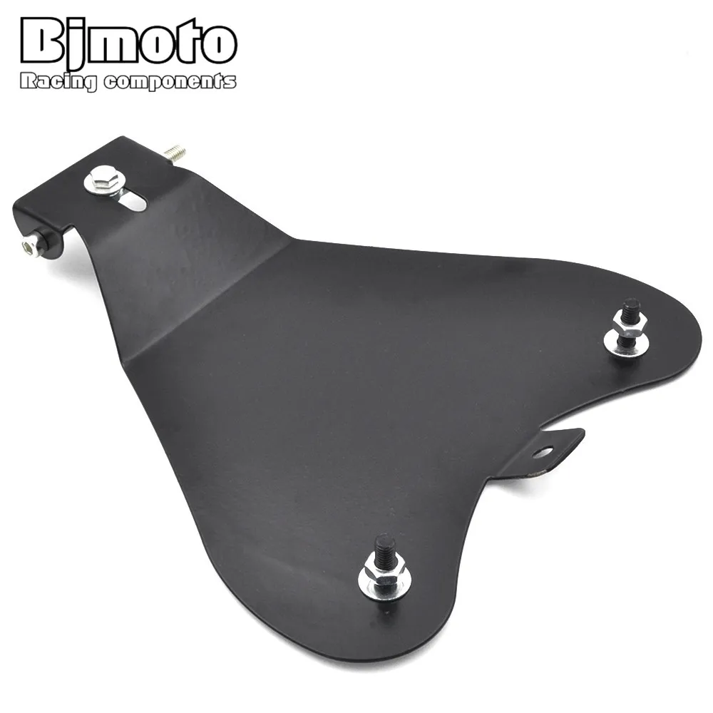 

Motorcycle Solo Seat with Baseplate and Springs Bracket Sitting Cushion Mounting Kit for Harley Sportster Bobber Chopper