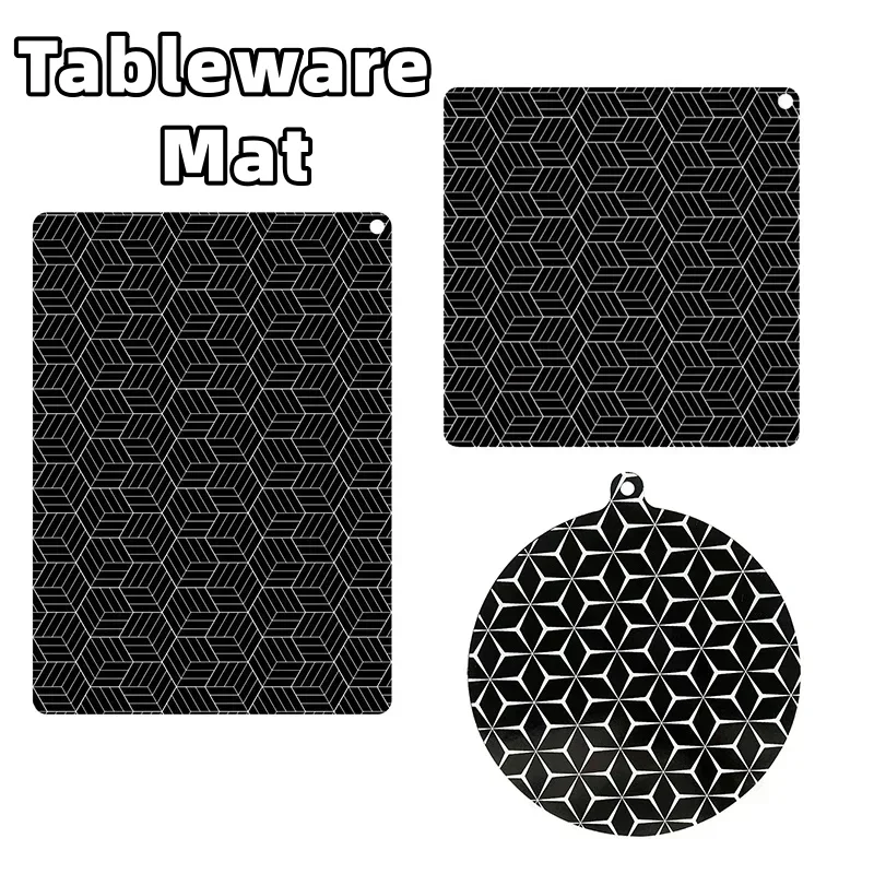1PCS Silicone Induction Cooktop Mat Fireproof Quick Dry Protection Induction Baking Plate Protector Kitchen Tableware Mat