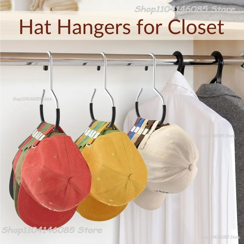 Tie Hanger Multifunction Hooks Circle Ring Hat Hanger Non-marking Non-slip Hat Storage Hook Scarf Towel Tie Hanging Rack
