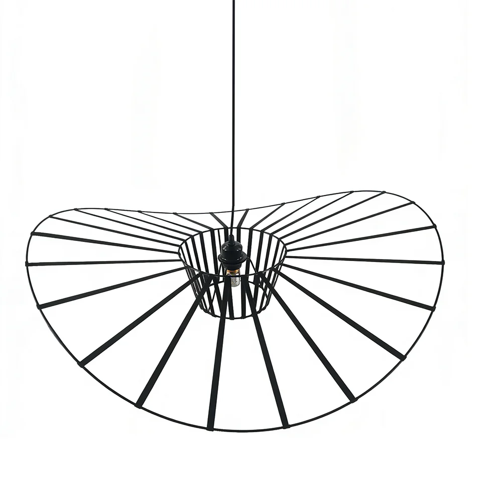 Italian Straw Hat Pendant Lamp Restaurant Living Bedroom Designer Light Internet Celebrity Modern Snch designer chandelier