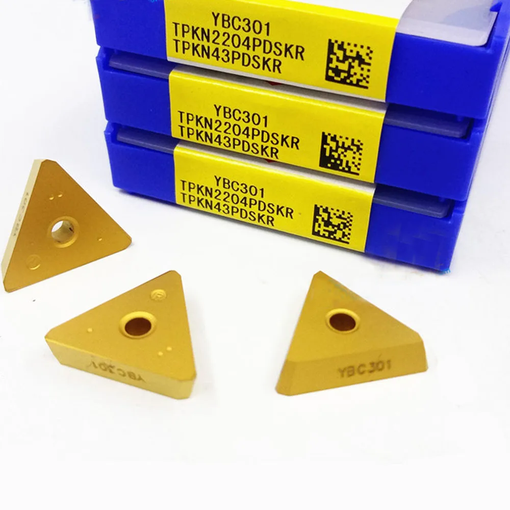 Original Milling Inserts CNC Machine Blade TPKN2204PDSKR YBC301 Carbide Lathe Tools Mechanic Metal Cutter TPKN2204PDSKR YBM351
