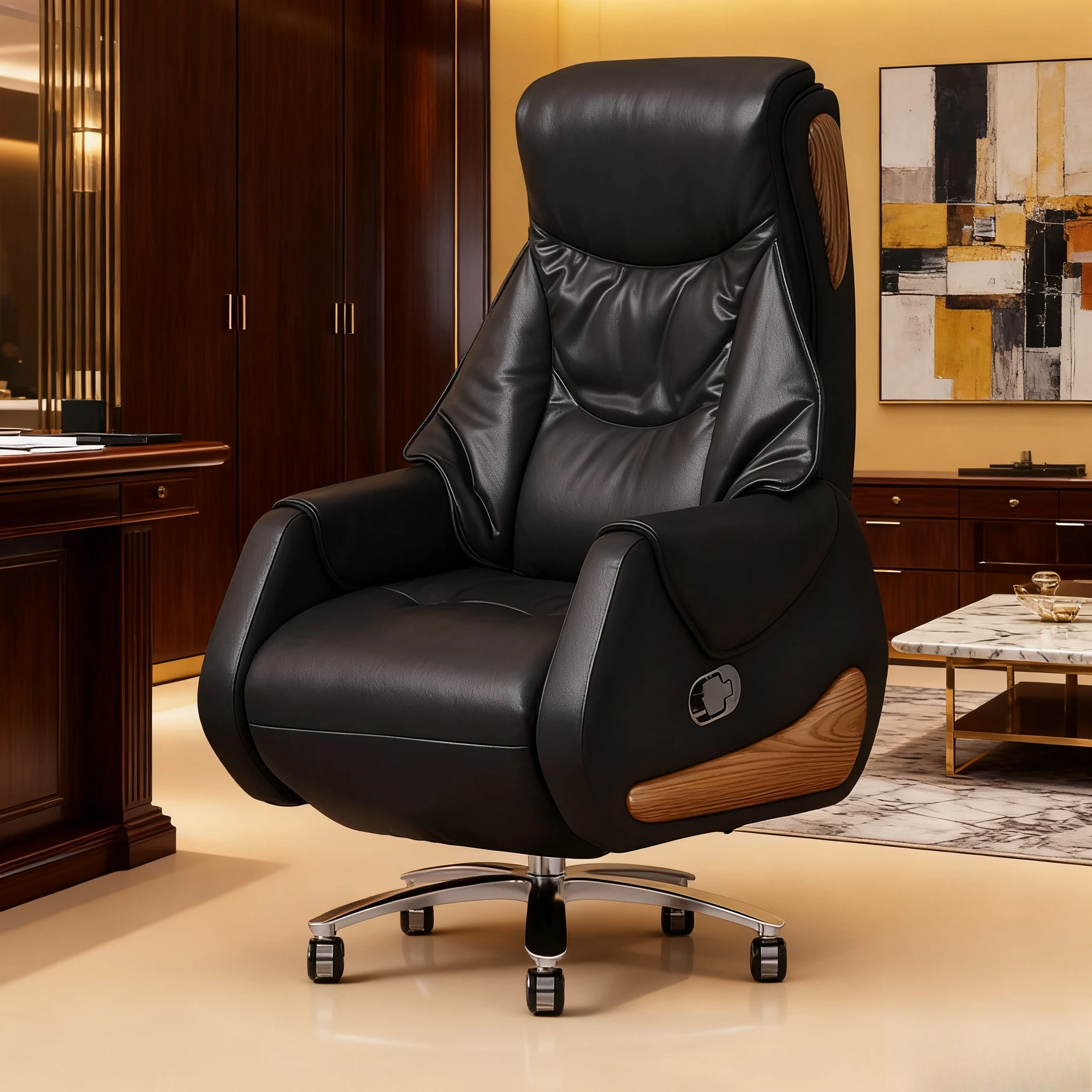 

Кожаное игровое кресло для медитации, современное удобное офисное милое кресло для гостиной, прочная эластичная мебель Sillas De Oficina