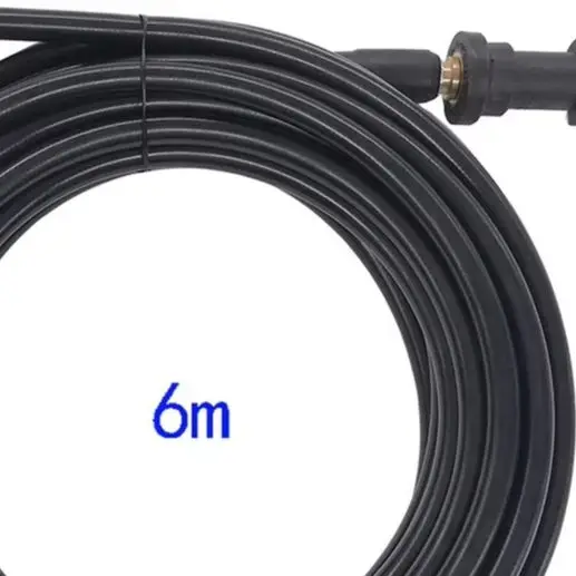 High Pressure Drain Cleaning Hose With Spring Head For For Karcher K2 K3 K4 K5 K6 For K7 Sewer Pipe Dredging Tool 6 10 15 20 Met