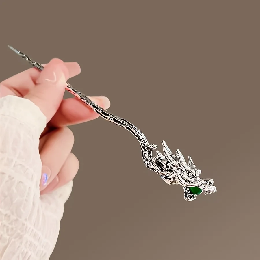 1pc Fashionable, Versatile, Simple, Elegant, and High-End Dragon Hairpin for Women, Girls, and Party Hair Accessories view 4