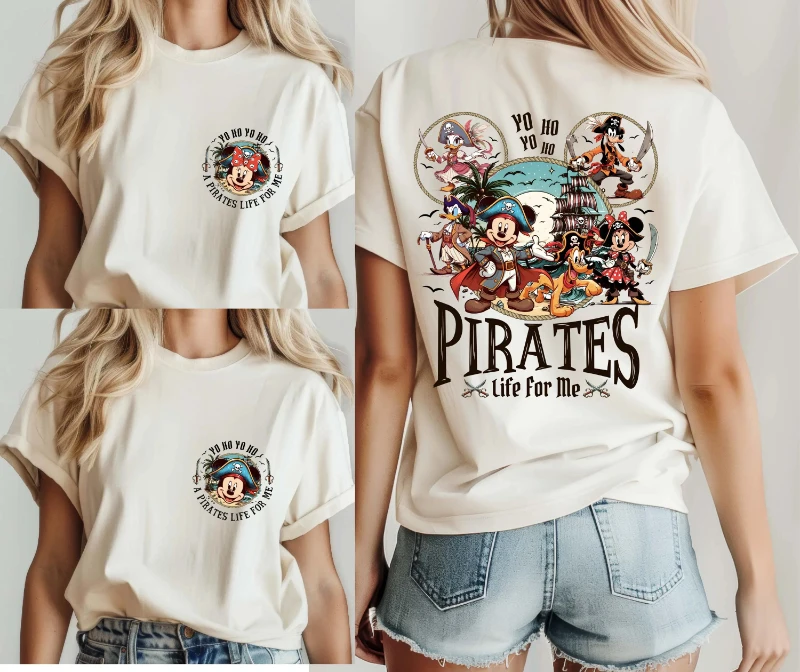 Potdemiel Yo Ho Yo Ho A Pirate's Life for Me, Disney Piratas de, Camiseta Caribe, Camiseta Mickey e Minnie Disney Cruise