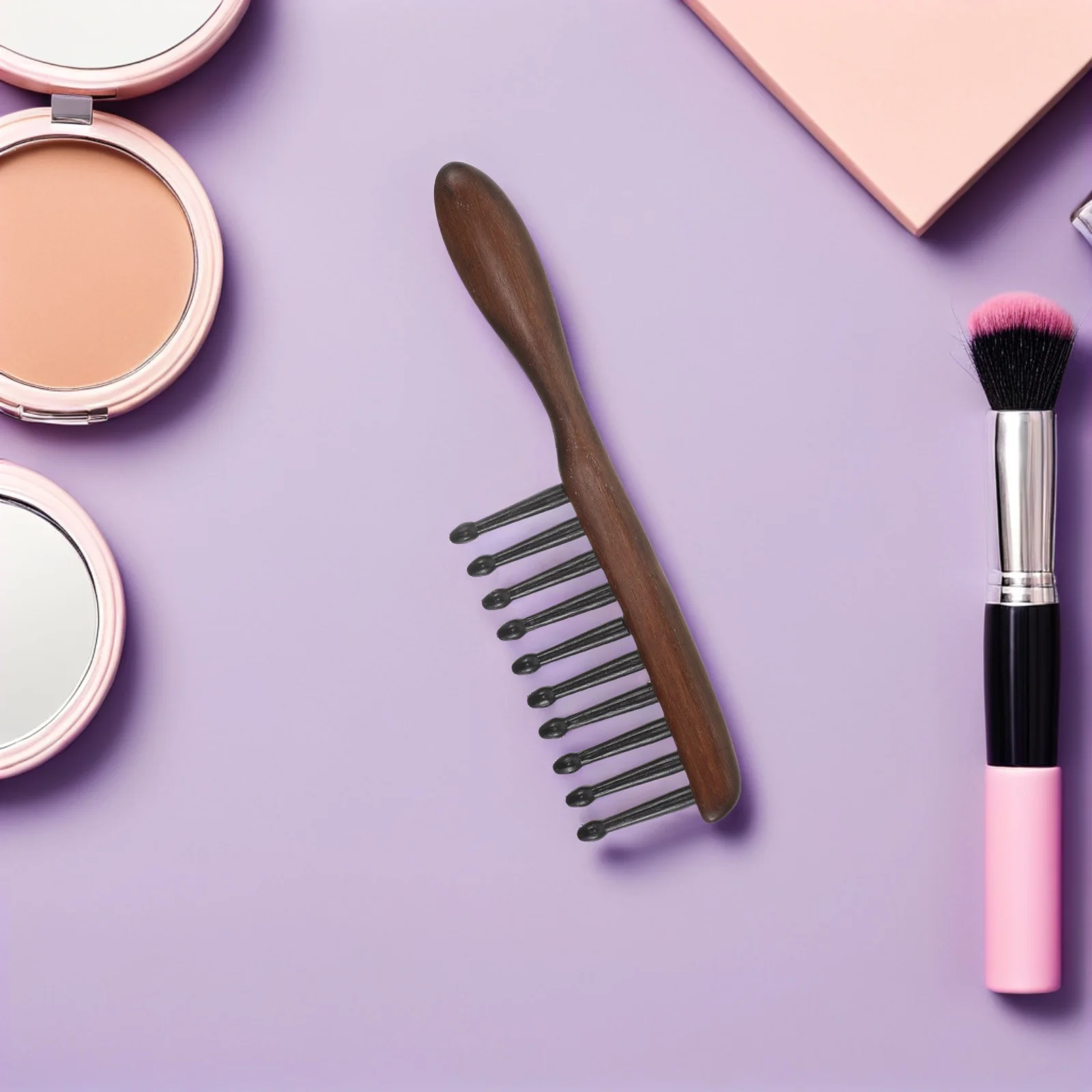 

Wooden Wide Tooth Sandalwood Massage Comb Natural Scalp Massager Hair Care Relaxation Tool Handmade Meridian Hair Detangler