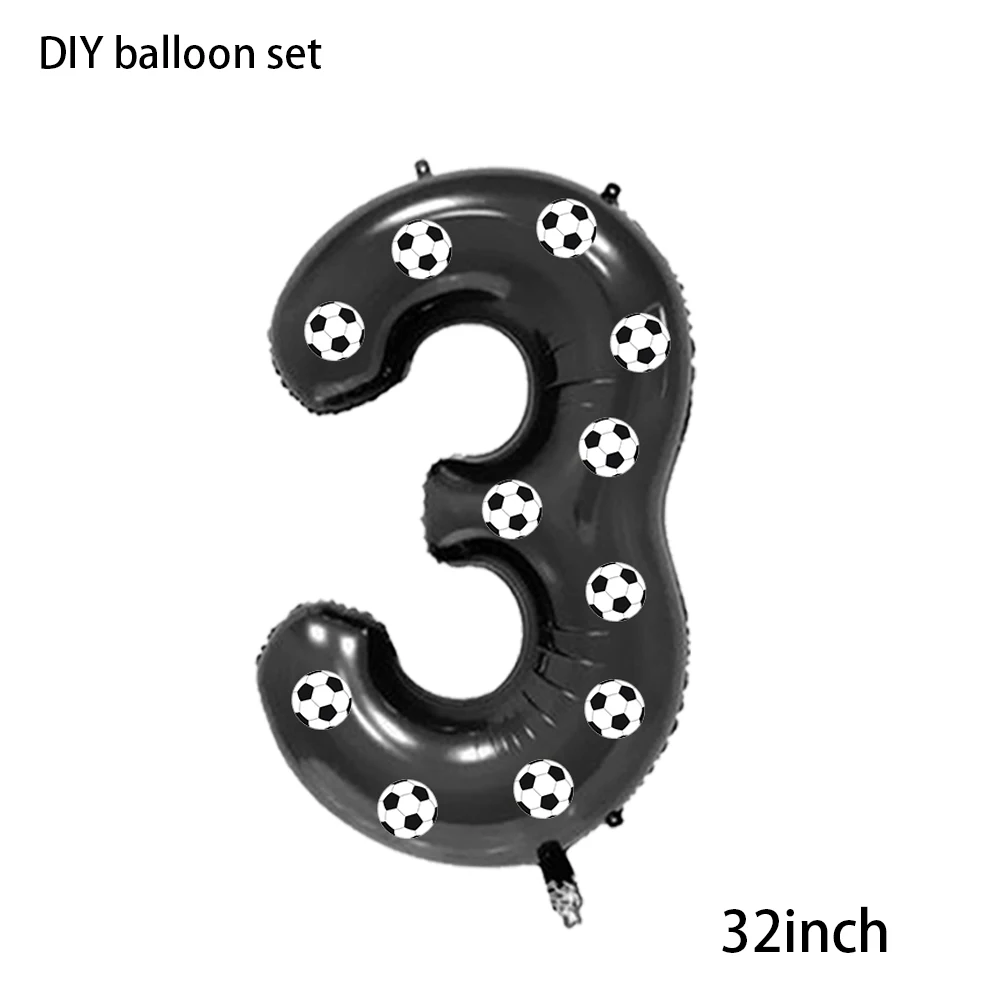 Fußball Geburtstag Ballon Set Fußball Banner Girlande Fußball Party Banner Ballon Dekor Jungen Fußball Geburtstag Party Dekoration – Detail 4