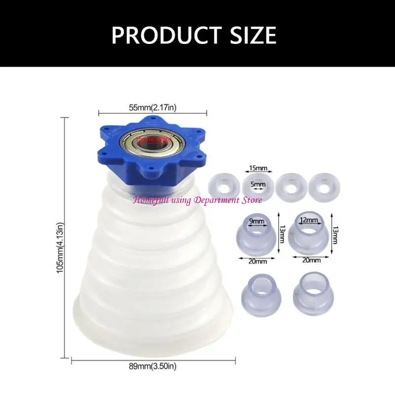 Dust Cover for Electric Drill Retractable Rubber Dust Bowl Unit Power Tool Utility Accessory Suitable for Hammer