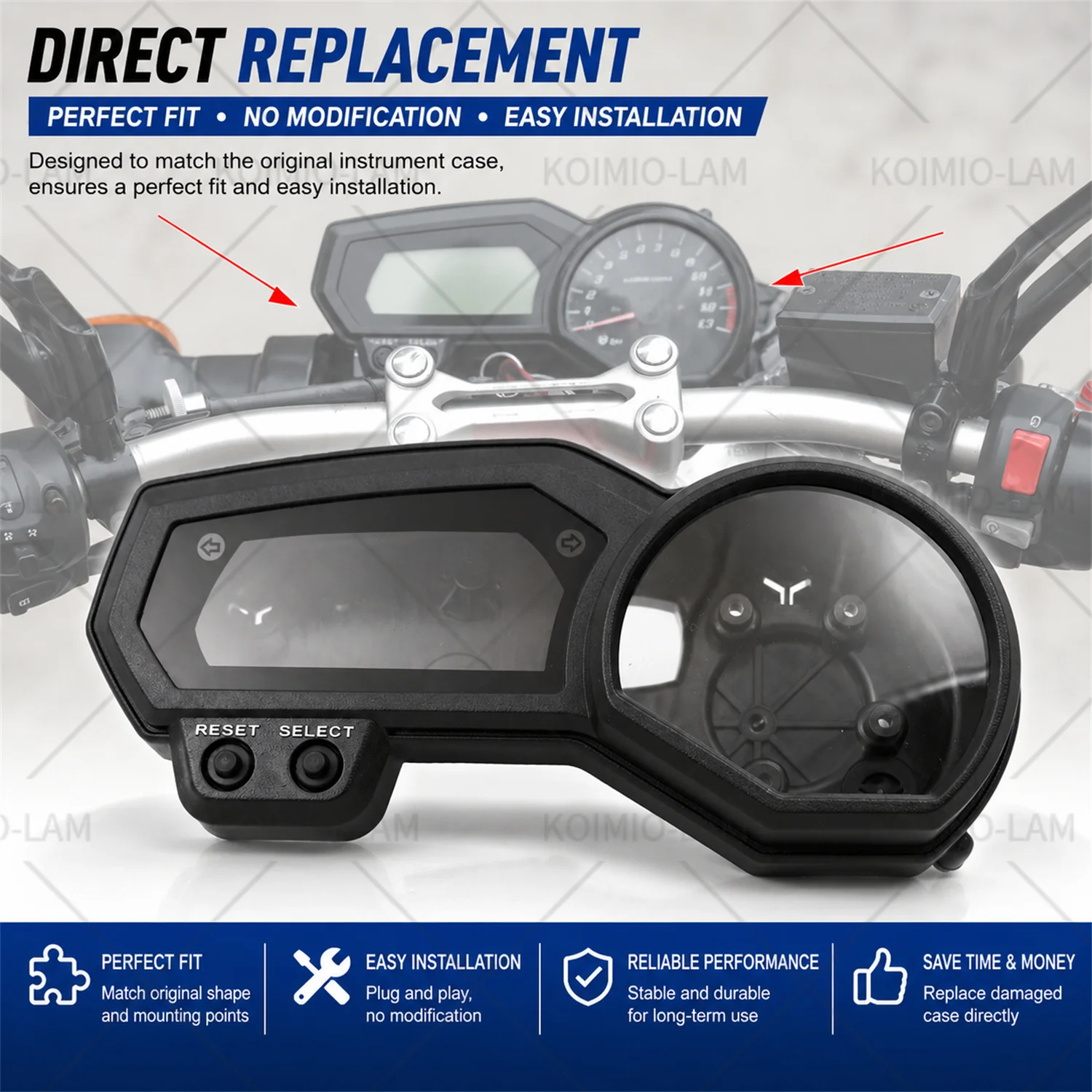 For 2006 - 2014 Yamaha FZ1 FZ1N FZ1S FZ6 FZ6N FZ6S Motorcycle Meter Box Speedometer Odometer Tachometer Cover 2010 2011 2012
