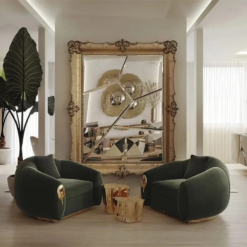 

Light luxury modern simple movable living room table