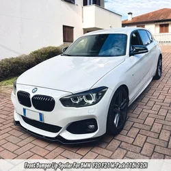 For Bmw 1series F20 F21 M-pack 118i 120i M135i M140i 2015-2019 Front Bumper Lip Chin Diffuser Body Kit Spoiler Deflector Tuning