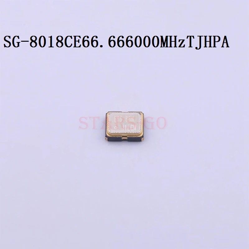 10PCS/100PCS 3225 66.666MHz 3225 4P SMD 1.8~3.3V 50ppm OE -40~+105℃ SG-8018CE 66.666000MHz TJHPA Pre-programmed Oscillators