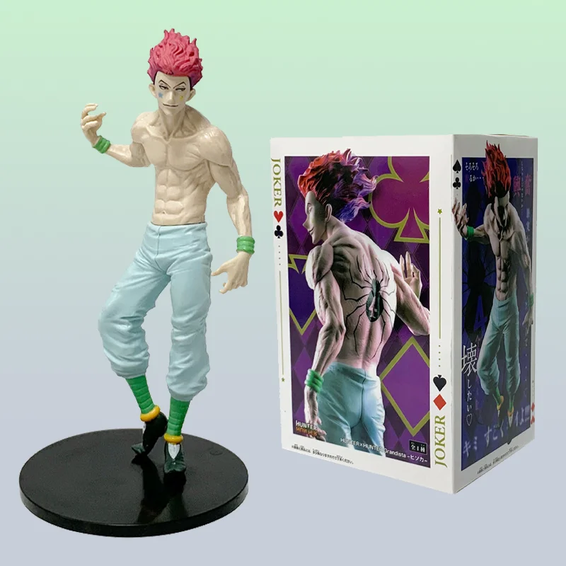 In Stock Original BANPRESTO HUNTER×HUNTER Grandista Hisoka PVC Anime Figures Action Figure Model Toys Gift